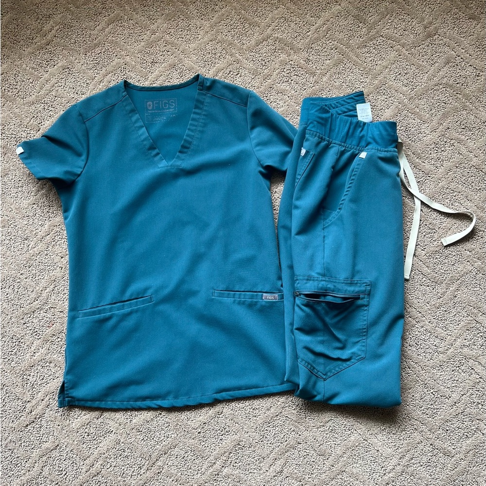 FIGS CARIBBEAN BLUE SET XXS